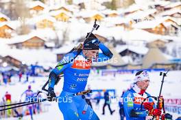 15.12.2021, Annecy-Le Grand Bornand, France (FRA): Simon Desthieux (FRA) - IBU World Cup Biathlon, training, Annecy-Le Grand Bornand (FRA). www.nordicfocus.com. © Manzoni/NordicFocus. Every downloaded picture is fee-liable.