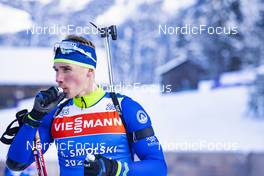 15.12.2021, Annecy-Le Grand Bornand, France (FRA): Anton Smolski (BLR) - IBU World Cup Biathlon, training, Annecy-Le Grand Bornand (FRA). www.nordicfocus.com. © Manzoni/NordicFocus. Every downloaded picture is fee-liable.