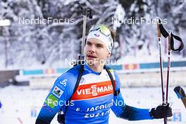 15.12.2021, Annecy-Le Grand Bornand, France (FRA): Emilien Jacquelin (FRA) - IBU World Cup Biathlon, training, Annecy-Le Grand Bornand (FRA). www.nordicfocus.com. © Manzoni/NordicFocus. Every downloaded picture is fee-liable.
