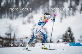01.01.2021 Val Mustair, Switzerland (SUI): Ebba Andersson (SWE) - FIS world cup cross-country, tour de ski, individual sprint, Val Mustair (SUI). www.nordicfocus.com. © Modica/NordicFocus. Every downloaded picture is fee-liable.