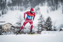 01.01.2021 Val Mustair, Switzerland (SUI): Alexey Chervotkin (RUS) - FIS world cup cross-country, tour de ski, individual sprint, Val Mustair (SUI). www.nordicfocus.com. © Modica/NordicFocus. Every downloaded picture is fee-liable.