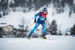 01.01.2021 Val Mustair, Switzerland (SUI): Janik Riebli (SUI) - FIS world cup cross-country, tour de ski, individual sprint, Val Mustair (SUI). www.nordicfocus.com. © Modica/NordicFocus. Every downloaded picture is fee-liable.