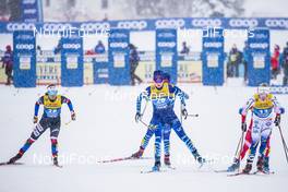01.01.2021 Val Mustair, Switzerland (SUI): Petra Novakova (CZE), Johanna Matintalo (FIN), Jonna Sundling (SWE), (l-r)  - FIS world cup cross-country, tour de ski, individual sprint, Val Mustair (SUI). www.nordicfocus.com. © Modica/NordicFocus. Every downloaded picture is fee-liable.