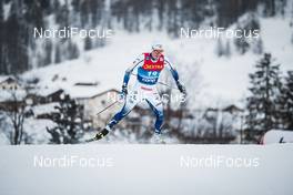 01.01.2021 Val Mustair, Switzerland (SUI): Johan Haeggstroem (SWE) - FIS world cup cross-country, tour de ski, individual sprint, Val Mustair (SUI). www.nordicfocus.com. © Modica/NordicFocus. Every downloaded picture is fee-liable.