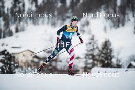 01.01.2021 Val Mustair, Switzerland (SUI): Hailey Swirbul (USA) - FIS world cup cross-country, tour de ski, individual sprint, Val Mustair (SUI). www.nordicfocus.com. © Modica/NordicFocus. Every downloaded picture is fee-liable.
