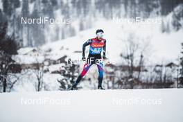 01.01.2021 Val Mustair, Switzerland (SUI): Mark Chanloung (THA) - FIS world cup cross-country, tour de ski, individual sprint, Val Mustair (SUI). www.nordicfocus.com. © Modica/NordicFocus. Every downloaded picture is fee-liable.