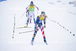 01.01.2021 Val Mustair, Switzerland (SUI): Jessie Diggins (USA) - FIS world cup cross-country, tour de ski, individual sprint, Val Mustair (SUI). www.nordicfocus.com. © Modica/NordicFocus. Every downloaded picture is fee-liable.