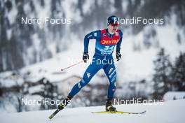 01.01.2021 Val Mustair, Switzerland (SUI): Davide Graz (ITA) - FIS world cup cross-country, tour de ski, individual sprint, Val Mustair (SUI). www.nordicfocus.com. © Modica/NordicFocus. Every downloaded picture is fee-liable.