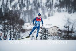 01.01.2021 Val Mustair, Switzerland (SUI): Davide Graz (ITA) - FIS world cup cross-country, tour de ski, individual sprint, Val Mustair (SUI). www.nordicfocus.com. © Modica/NordicFocus. Every downloaded picture is fee-liable.
