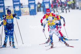 01.01.2021 Val Mustair, Switzerland (SUI): Jonna Sundling (SWE), Johanna Matintalo (FIN), (l-r)  - FIS world cup cross-country, tour de ski, individual sprint, Val Mustair (SUI). www.nordicfocus.com. © Modica/NordicFocus. Every downloaded picture is fee-liable.