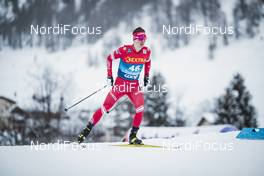 01.01.2021 Val Mustair, Switzerland (SUI): Denis Spitsov (RUS) - FIS world cup cross-country, tour de ski, individual sprint, Val Mustair (SUI). www.nordicfocus.com. © Modica/NordicFocus. Every downloaded picture is fee-liable.
