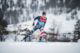 01.01.2021 Val Mustair, Switzerland (SUI): Simeon Hamilton (USA) - FIS world cup cross-country, tour de ski, individual sprint, Val Mustair (SUI). www.nordicfocus.com. © Modica/NordicFocus. Every downloaded picture is fee-liable.