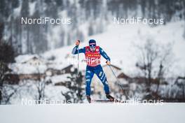 01.01.2021 Val Mustair, Switzerland (SUI): Federico Pellegrino (ITA) - FIS world cup cross-country, tour de ski, individual sprint, Val Mustair (SUI). www.nordicfocus.com. © Modica/NordicFocus. Every downloaded picture is fee-liable.