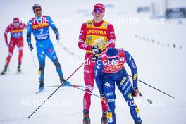 01.01.2021 Val Mustair, Switzerland (SUI): Alexander Bolshunov (RUS) - FIS world cup cross-country, tour de ski, individual sprint, Val Mustair (SUI). www.nordicfocus.com. © Modica/NordicFocus. Every downloaded picture is fee-liable.