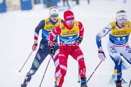 01.01.2021 Val Mustair, Switzerland (SUI): Hailey Swirbul (USA), Tatiana Sorina (RUS), (l-r)  - FIS world cup cross-country, tour de ski, individual sprint, Val Mustair (SUI). www.nordicfocus.com. © Modica/NordicFocus. Every downloaded picture is fee-liable.