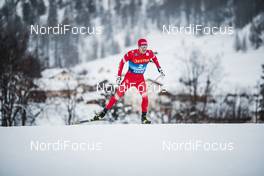 01.01.2021 Val Mustair, Switzerland (SUI): Gleb Retivykh (RUS) - FIS world cup cross-country, tour de ski, individual sprint, Val Mustair (SUI). www.nordicfocus.com. © Modica/NordicFocus. Every downloaded picture is fee-liable.