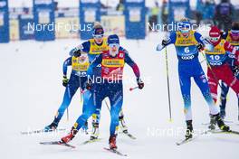 01.01.2021 Val Mustair, Switzerland (SUI): Nadine Faehndrich (SUI), Anamarija Lampic (SLO), Jasmi Joensuu (FIN), (l-r)  - FIS world cup cross-country, tour de ski, individual sprint, Val Mustair (SUI). www.nordicfocus.com. © Modica/NordicFocus. Every downloaded picture is fee-liable.