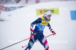 01.01.2021 Val Mustair, Switzerland (SUI): Hailey Swirbul (USA) - FIS world cup cross-country, tour de ski, individual sprint, Val Mustair (SUI). www.nordicfocus.com. © Modica/NordicFocus. Every downloaded picture is fee-liable.
