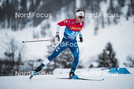 01.01.2021 Val Mustair, Switzerland (SUI): James Clugnet (GBR) - FIS world cup cross-country, tour de ski, individual sprint, Val Mustair (SUI). www.nordicfocus.com. © Modica/NordicFocus. Every downloaded picture is fee-liable.