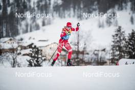 01.01.2021 Val Mustair, Switzerland (SUI): Anastasiya Faleeva (RUS) - FIS world cup cross-country, tour de ski, individual sprint, Val Mustair (SUI). www.nordicfocus.com. © Modica/NordicFocus. Every downloaded picture is fee-liable.