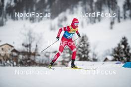01.01.2021 Val Mustair, Switzerland (SUI): Anna Nechaevskaya (RUS) - FIS world cup cross-country, tour de ski, individual sprint, Val Mustair (SUI). www.nordicfocus.com. © Modica/NordicFocus. Every downloaded picture is fee-liable.