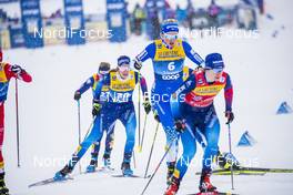 01.01.2021 Val Mustair, Switzerland (SUI): Laurien Van Der Graaff (SUI), Julia Kern (USA), Maja Dahlqvist (SWE), (l-r)  - FIS world cup cross-country, tour de ski, individual sprint, Val Mustair (SUI). www.nordicfocus.com. © Modica/NordicFocus. Every downloaded picture is fee-liable.