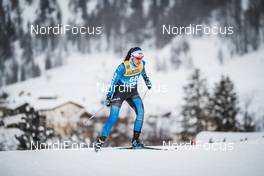 01.01.2021 Val Mustair, Switzerland (SUI): Karen Chanloung (THA) - FIS world cup cross-country, tour de ski, individual sprint, Val Mustair (SUI). www.nordicfocus.com. © Modica/NordicFocus. Every downloaded picture is fee-liable.