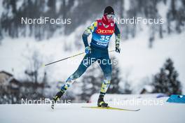 01.01.2021 Val Mustair, Switzerland (SUI): Michael Foettinger (AUT) - FIS world cup cross-country, tour de ski, individual sprint, Val Mustair (SUI). www.nordicfocus.com. © Modica/NordicFocus. Every downloaded picture is fee-liable.