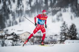 01.01.2021 Val Mustair, Switzerland (SUI): Artem Maltsev (RUS) - FIS world cup cross-country, tour de ski, individual sprint, Val Mustair (SUI). www.nordicfocus.com. © Modica/NordicFocus. Every downloaded picture is fee-liable.