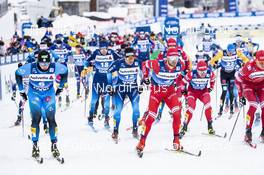 02.01.2021 Val Mustair, Switzerland (SUI): Lucas Chanavat (FRA), Jovian Hediger (SUI), Artem Maltsev (RUS), (l-r)  - FIS world cup cross-country, tour de ski, mass men, Val Mustair (SUI). www.nordicfocus.com. © Modica/NordicFocus. Every downloaded picture is fee-liable.