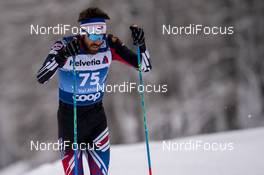 02.01.2021 Val Mustair, Switzerland (SUI): Mark Chanloung (THA) - FIS world cup cross-country, tour de ski, mass men, Val Mustair (SUI). www.nordicfocus.com. © Vianney THIBAUT/NordicFocus. Every downloaded picture is fee-liable.