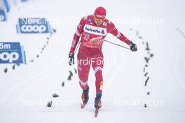 02.01.2021 Val Mustair, Switzerland (SUI): Alexander Bolshunov (RUS) - FIS world cup cross-country, tour de ski, mass men, Val Mustair (SUI). www.nordicfocus.com. © Modica/NordicFocus. Every downloaded picture is fee-liable.