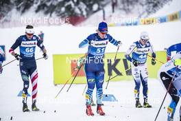 02.01.2021 Val Mustair, Switzerland (SUI): Kevin Bolgr (USA), Lauri Lepisto (FIN) - FIS world cup cross-country, tour de ski, mass men, Val Mustair (SUI). www.nordicfocus.com. © Modica/NordicFocus. Every downloaded picture is fee-liable.