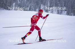 02.01.2021 Val Mustair, Switzerland (SUI): Alexander Bolshunov (RUS) - FIS world cup cross-country, tour de ski, mass men, Val Mustair (SUI). www.nordicfocus.com. © Vianney THIBAUT/NordicFocus. Every downloaded picture is fee-liable.