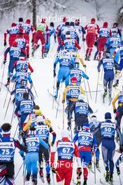 02.01.2021 Val Mustair, Switzerland (SUI): The start of the race (l-r)  - FIS world cup cross-country, tour de ski, mass men, Val Mustair (SUI). www.nordicfocus.com. © Modica/NordicFocus. Every downloaded picture is fee-liable.