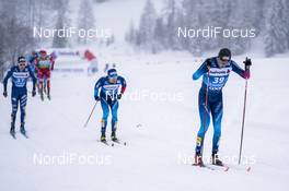 02.01.2021 Val Mustair, Switzerland (SUI): Roman Furger (SUI), Beda Klee (SUI) (l-r) - FIS world cup cross-country, tour de ski, mass men, Val Mustair (SUI). www.nordicfocus.com. © Vianney THIBAUT/NordicFocus. Every downloaded picture is fee-liable.