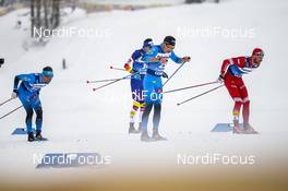 02.01.2021 Val Mustair, Switzerland (SUI): Clement Parisse (FRA) - FIS world cup cross-country, tour de ski, mass men, Val Mustair (SUI). www.nordicfocus.com. © Modica/NordicFocus. Every downloaded picture is fee-liable.