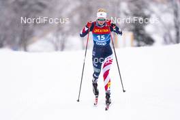 02.01.2021 Val Mustair, Switzerland (SUI): Hailey Swirbul (USA) - FIS world cup cross-country, tour de ski, mass women, Val Mustair (SUI). www.nordicfocus.com. © Vianney THIBAUT/NordicFocus. Every downloaded picture is fee-liable.