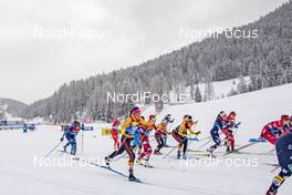 02.01.2021 Val Mustair, Switzerland (SUI): Sofie Krehl (GER), Laura Gimmler (GER), (l-r)  - FIS world cup cross-country, tour de ski, mass women, Val Mustair (SUI). www.nordicfocus.com. © Modica/NordicFocus. Every downloaded picture is fee-liable.