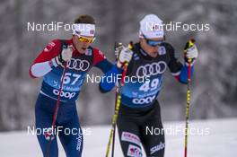 03.01.2021 Val Mustair, Switzerland (SUI): James Clugnet (GBR) - FIS world cup cross-country, tour de ski, pursuit men, Val Mustair (SUI). www.nordicfocus.com. © Vianney THIBAUT/NordicFocus. Every downloaded picture is fee-liable.