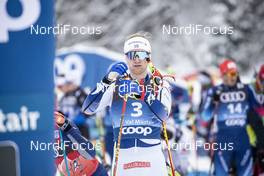 03.01.2021 Val Mustair, Switzerland (SUI): Oskar Svensson (SWE) - FIS world cup cross-country, tour de ski, pursuit men, Val Mustair (SUI). www.nordicfocus.com. © Modica/NordicFocus. Every downloaded picture is fee-liable.