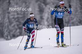 03.01.2021 Val Mustair, Switzerland (SUI): Simeon Hamilton (USA) - FIS world cup cross-country, tour de ski, pursuit men, Val Mustair (SUI). www.nordicfocus.com. © Vianney THIBAUT/NordicFocus. Every downloaded picture is fee-liable.