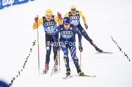 03.01.2021 Val Mustair, Switzerland (SUI): Janosch Brugger (GER), Davide Graz (ITA), (l-r)  - FIS world cup cross-country, tour de ski, pursuit men, Val Mustair (SUI). www.nordicfocus.com. © Modica/NordicFocus. Every downloaded picture is fee-liable.