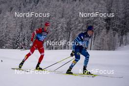 03.01.2021 Val Mustair, Switzerland (SUI): Gleb Retivykh (RUS) - FIS world cup cross-country, tour de ski, pursuit men, Val Mustair (SUI). www.nordicfocus.com. © Vianney THIBAUT/NordicFocus. Every downloaded picture is fee-liable.