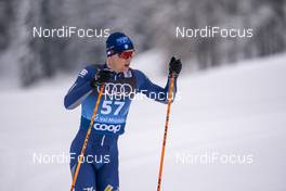 03.01.2021 Val Mustair, Switzerland (SUI): Davide Graz (ITA) - FIS world cup cross-country, tour de ski, pursuit men, Val Mustair (SUI). www.nordicfocus.com. © Vianney THIBAUT/NordicFocus. Every downloaded picture is fee-liable.