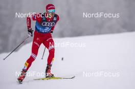 03.01.2021 Val Mustair, Switzerland (SUI): Artem Maltsev (RUS) - FIS world cup cross-country, tour de ski, pursuit men, Val Mustair (SUI). www.nordicfocus.com. © Vianney THIBAUT/NordicFocus. Every downloaded picture is fee-liable.