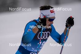 03.01.2021 Val Mustair, Switzerland (SUI): Adrien Backscheider (FRA) - FIS world cup cross-country, tour de ski, pursuit men, Val Mustair (SUI). www.nordicfocus.com. © Vianney THIBAUT/NordicFocus. Every downloaded picture is fee-liable.