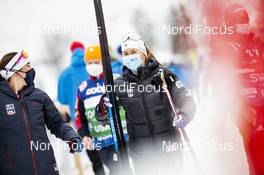 03.01.2021 Val Mustair, Switzerland (SUI): Sophie Caldwell Hamilton (USA) - FIS world cup cross-country, tour de ski, pursuit women, Val Mustair (SUI). www.nordicfocus.com. © Modica/NordicFocus. Every downloaded picture is fee-liable.