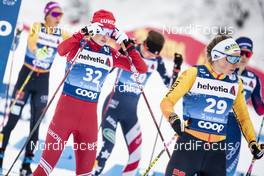 03.01.2021 Val Mustair, Switzerland (SUI): Anna Nechaevskaya (RUS) - FIS world cup cross-country, tour de ski, pursuit women, Val Mustair (SUI). www.nordicfocus.com. © Modica/NordicFocus. Every downloaded picture is fee-liable.