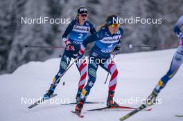 03.01.2021 Val Mustair, Switzerland (SUI): Jessie Diggins (USA) - FIS world cup cross-country, tour de ski, pursuit women, Val Mustair (SUI). www.nordicfocus.com. © Vianney THIBAUT/NordicFocus. Every downloaded picture is fee-liable.